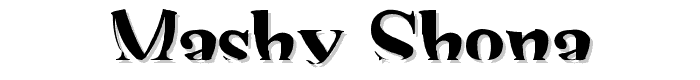 mashy Shona font